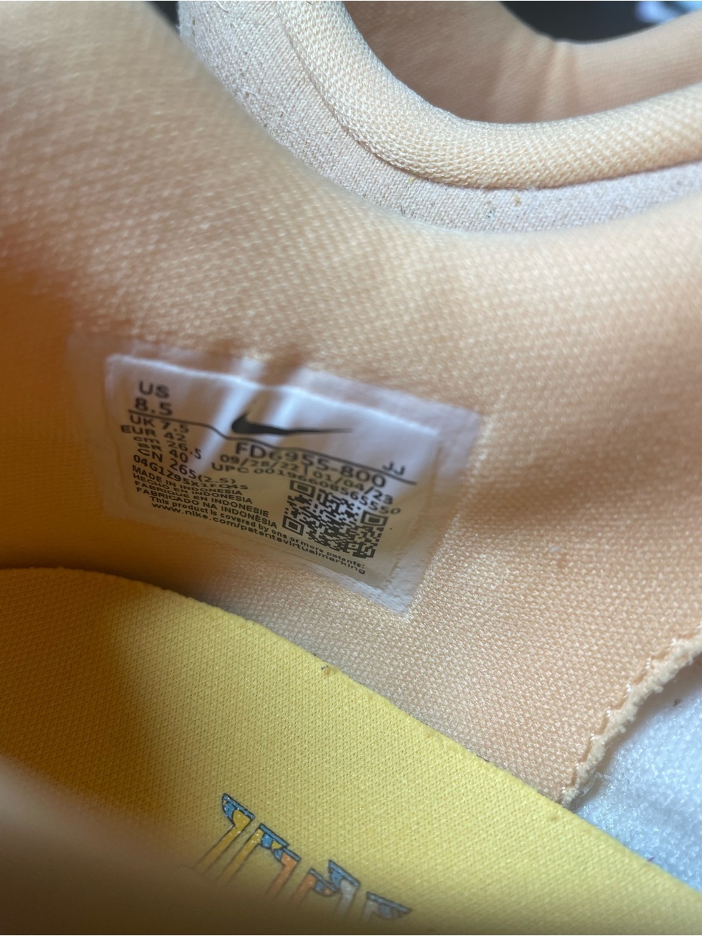 Nike Air Max 1 Puerto Rico Orange Frost 8.5W-7M - Picture 15 of 16